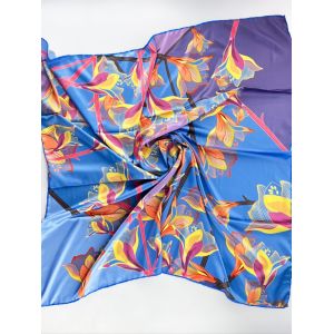 Шелковый платок TORIOLLI голубой 15022401