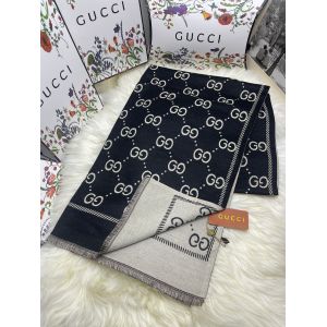 Палантин GUCCI черный 02092403