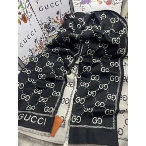 Палантин GUCCI черный 02092403
