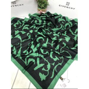 Платок женский черный зеленый GIVENCHY 070927