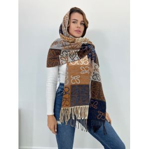 Палантин женский TORIОLLI  теплый бежевый с коричневым 11092303