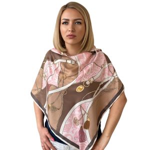 Шелковый платок TORIOLLI бежевый 30012300