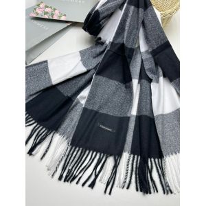 Палантин женский Cashmere  в клетку черный 04092302