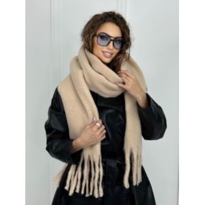 Шарф зимний  теплый 14112407 бежевый