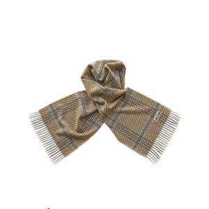 Шарф мужской кашемир Tranini 30684 коричнево-бежевый