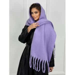 Шарф зимний  теплый 14112406 сиреневый