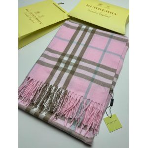 Шарф мужской  Burberry розовый с серый 03112502