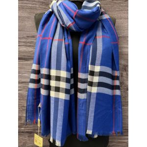 Палантин Burberry яркий синий  03112513