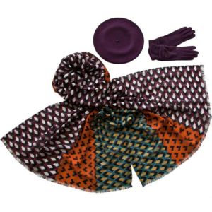 Комплект (берет, палантин, перчатки) Tranini 49013