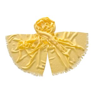 Палантин Tranini 1753 из хлопка желтый