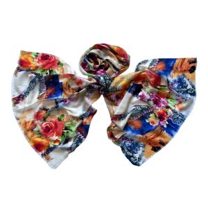 Палантин Tranini из шёлка и шерсти 0051