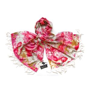 Палантин Tranini из шёлка и шерсти 0154