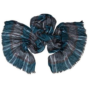 Мужской жатый шарф 0427 PAL 2 из хлопка с вискозой