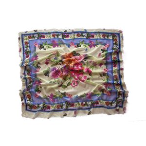 Платок хлопковый Tranini бежевый 0077