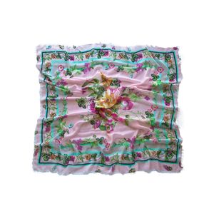 Платок хлопковый Tranini сиреневый 0078