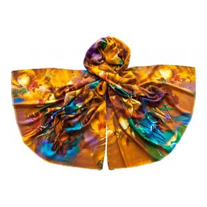 Палантин Tranini шерстяной желто-коричневый 0931