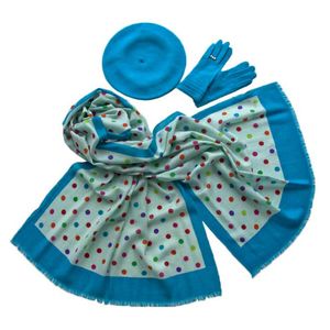 Комплект (берет, палантин, перчатки) Tranini 39002