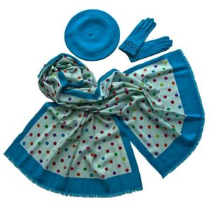 Комплект (берет, палантин, перчатки) Tranini 39003