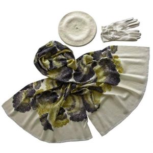 Комплект (берет, палантин, перчатки) Tranini 49003