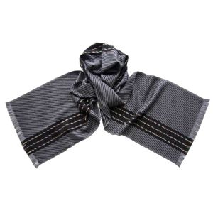 Шарф мужской шерстяной Tranini 01901 серый