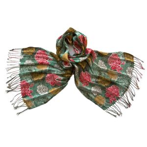 Палантин Tranini из льна и вискозы   1131