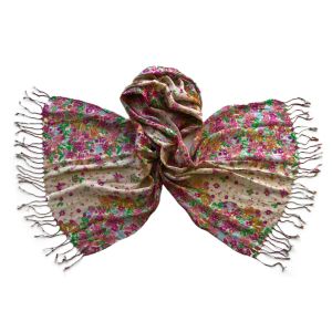 Палантин Tranini из льна и вискозы  1326