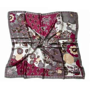 Платок женский Tranini шёлковый 0453  105*105