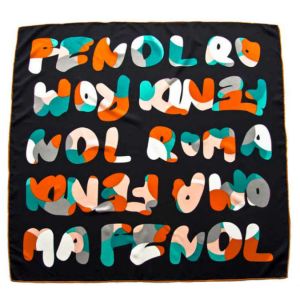 Платок женский Tranini шёлковый ручная обработка края 90х90 5453 PLATOK 2