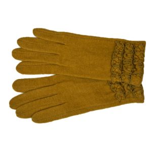 Перчатки  женские Tranini из шерсти  рыжий 03209