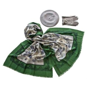 Комплект (берет, палантин, перчатки) Tranini 51016