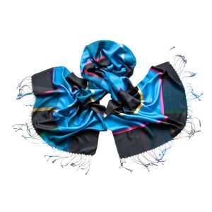 Палантин женский шёлковый 1537