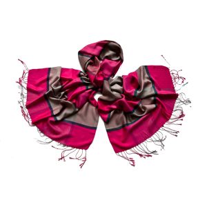 Палантин женский шёлковый  1532