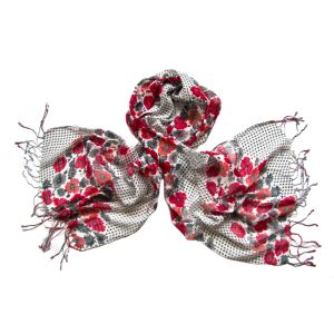 Палантин Tranini из льна и вискозы  0822