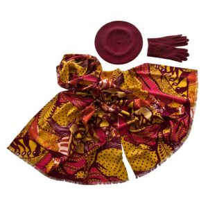 Комплект (берет, палантин, перчатки) Tranini 51023