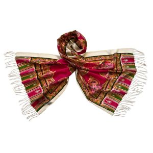 Палантин Tranini женский шерстяной розовый 1202