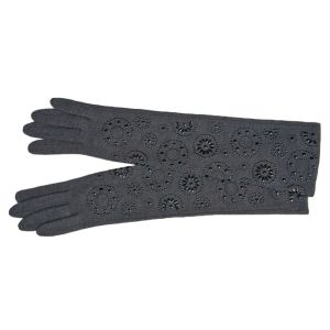 Перчатки удлиненные женские Tranini из шерсти 40801