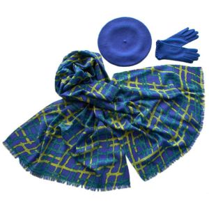 Комплект (берет, палантин, перчатки) Tranini  45012