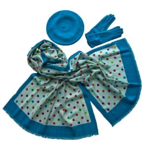 Комплект (берет, палантин, перчатки) Tranini  43001