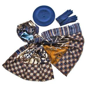 Комплект (берет, палантин, перчатки) Tranini  45002