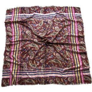 Платок шерстяной Tranini коричневый 0278