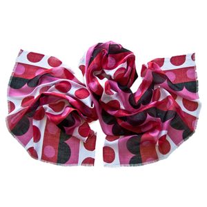 Палантин Tranini из льна и вискозы  0905