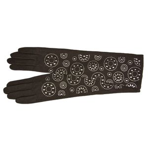 Перчатки удлиненные женские Tranini из шерсти 40803