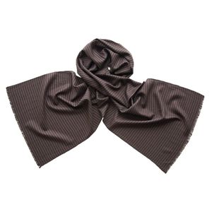 Шарф мужской шерстяной Tranini 01452 коричневый