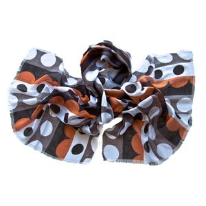 Палантин Tranini из льна и вискозы  0906