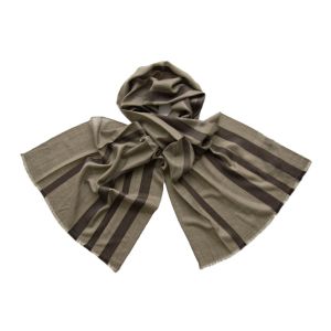 Шарф мужской шерсти и шелка Tranini  01279 коричевый