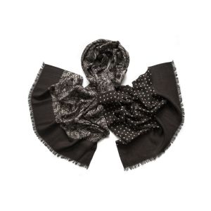 Палантин Tranini  из шерсти и шёлка 0402