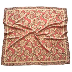 Платок женский Tranini шёлковый ручная обработка края 90х90 4078 PLATOK 2
