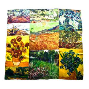 Платок женский Tranini шёлковый 0251  105*105