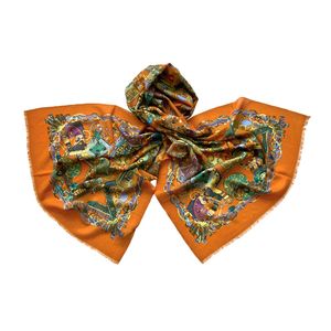 Палантин Tranini из шерсти и шелка 0478