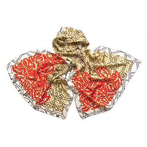 Палантин Tranini из шёлка 1627 белый